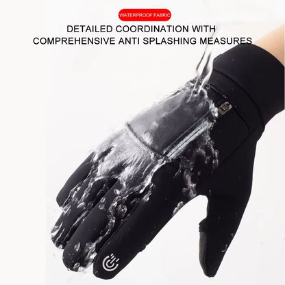 1 Pair Winter Fishing Gloves 2 Finger Flip Waterproof Winter Gloves Windproof Men Women Warm Protection Fish Angling Gloves