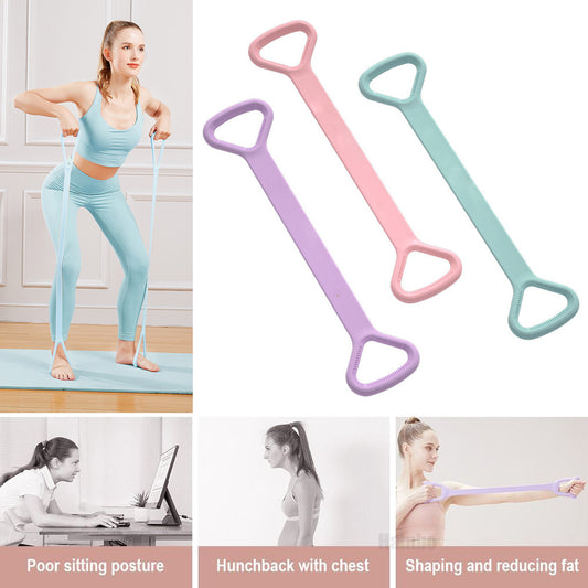 Yoga Fitness Resistance Band - Elastic Arm & Back Training Ropes for Chest, Shoulder, and Arm Stretching, Ideal for Physical Therapy, Pilates, and Yoga