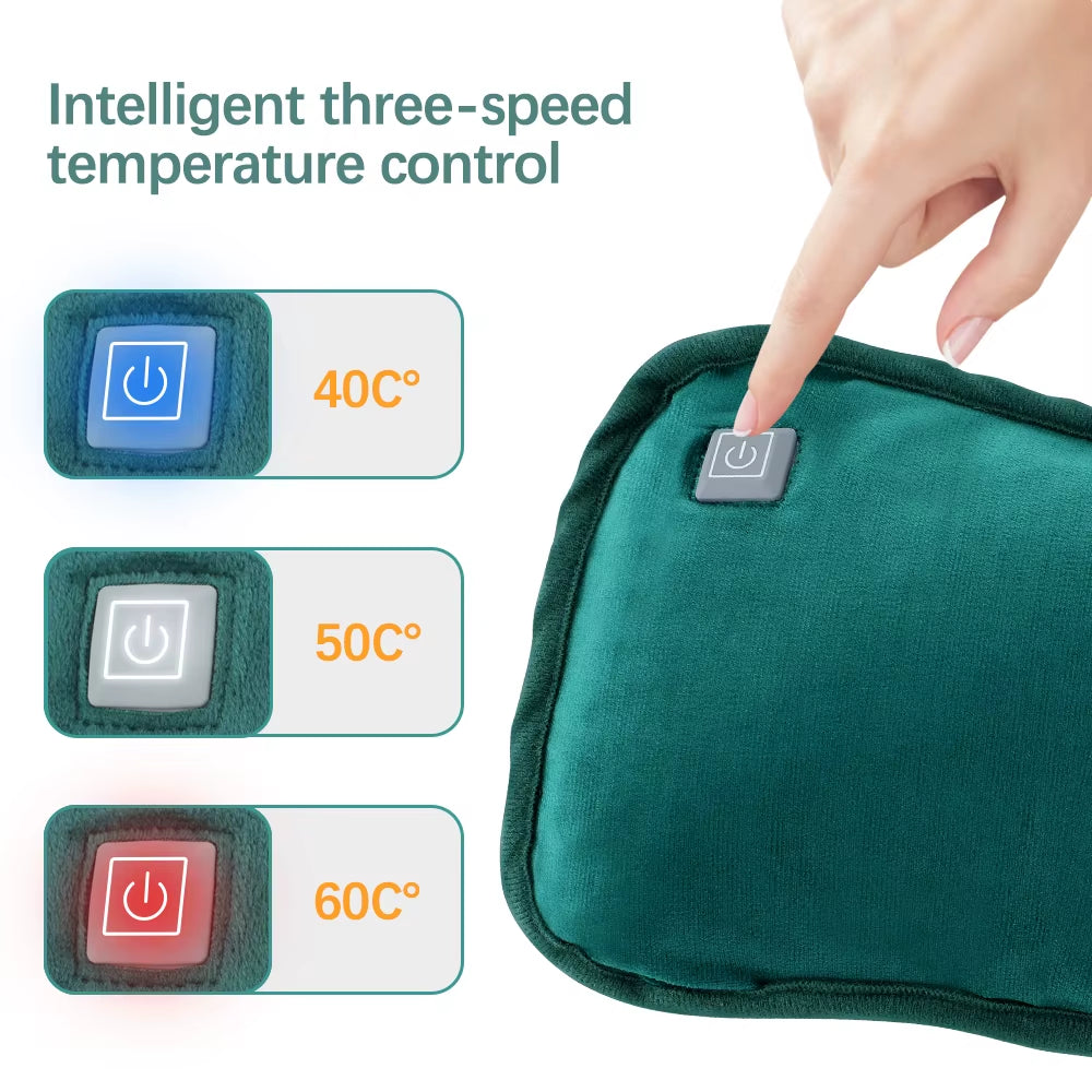 USB Electric Hand Warmer Graphene Heat Thermal Pillow Gloves Pad Winter Warm Bag for Hot Hands and Feet