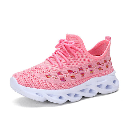 Girls' Sports Shoes with Mesh - Breathable and Comfortable Sneakers for Active Play and Training