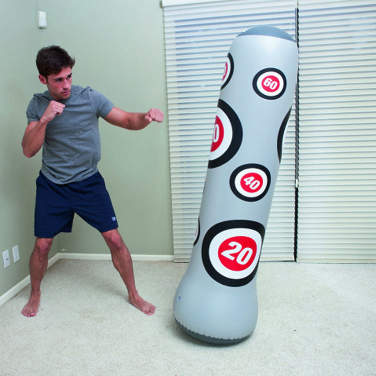 Inflatable Punching Tower - Durable, Heavy-Duty Training Equipment for Boxing and Martial Arts Practice