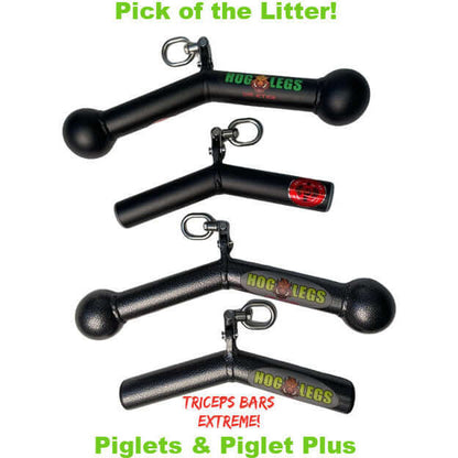 HOG LEGS 'Piglet Plus' Triceps Bar Has Balls of Steel!