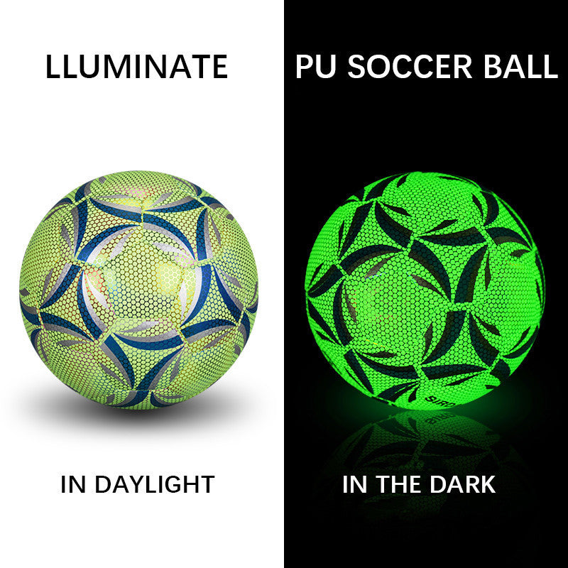 Luminate Soccer Practice Ball - Glowing Football for Nighttime Training and Skill Development