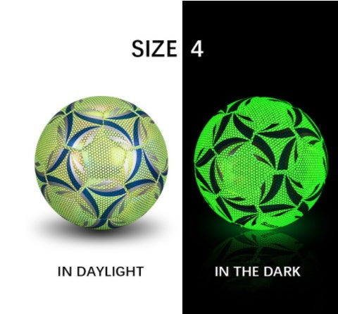 Luminate Soccer Practice Ball - Glowing Football for Nighttime Training and Skill Development