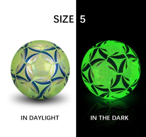 Luminate Soccer Practice Ball - Glowing Football for Nighttime Training and Skill Development