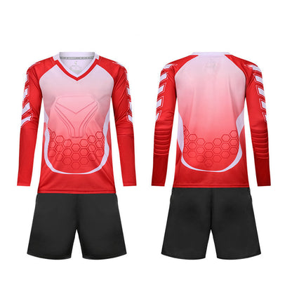 Soccer Goalkeeper Jersey - Long Sleeve Football Uniform for Adults and Kids, Training & Competition