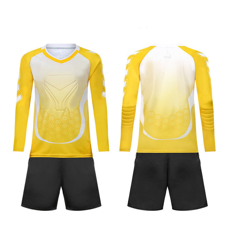 Soccer Goalkeeper Jersey - Long Sleeve Football Uniform for Adults and Kids, Training & Competition