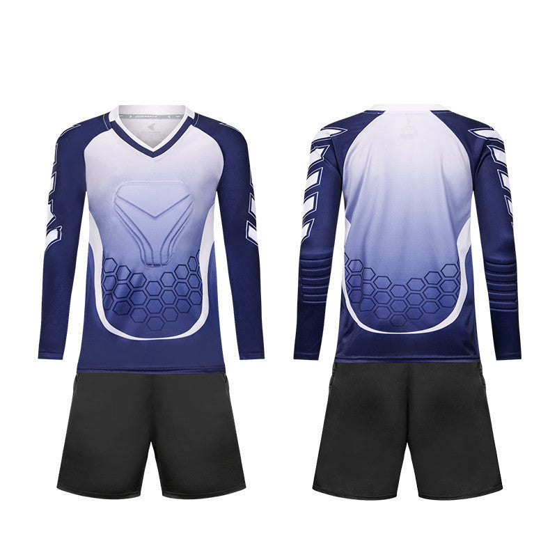 Soccer Goalkeeper Jersey - Long Sleeve Football Uniform for Adults and Kids, Training & Competition