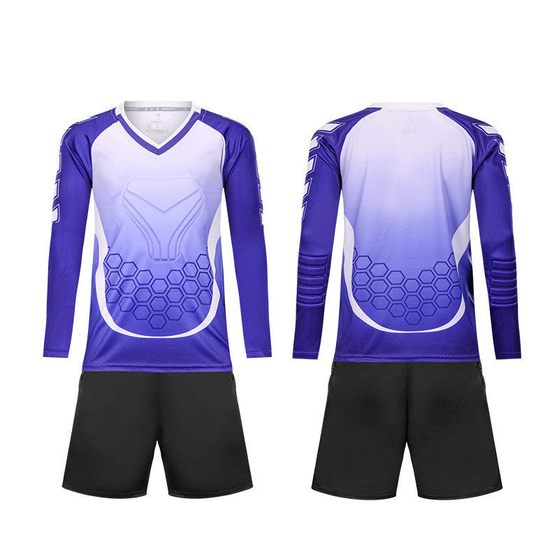 Soccer Goalkeeper Jersey - Long Sleeve Football Uniform for Adults and Kids, Training & Competition