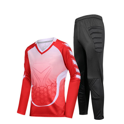 Soccer Goalkeeper Jersey - Long Sleeve Football Uniform for Adults and Kids, Training & Competition