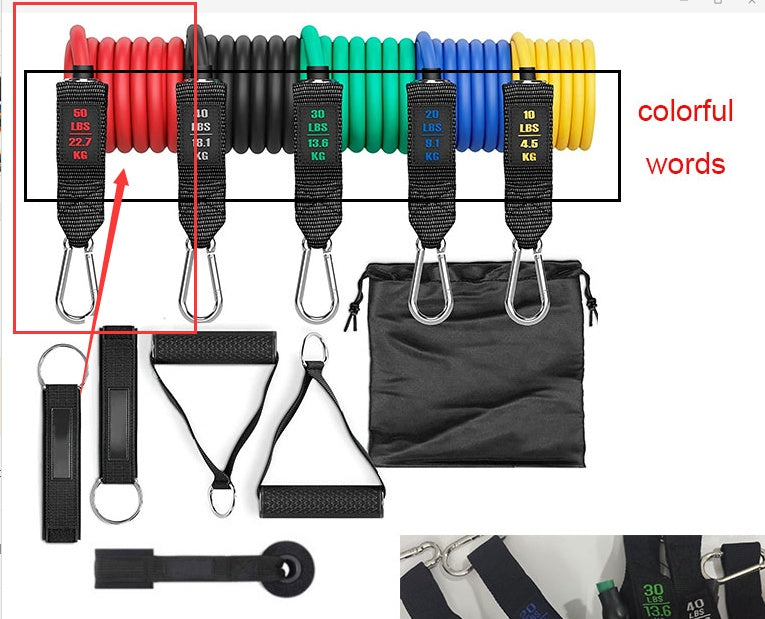 Fitness Rally Elastic Resistance Band - Durable Exercise Band for Strength Training and Flexibility