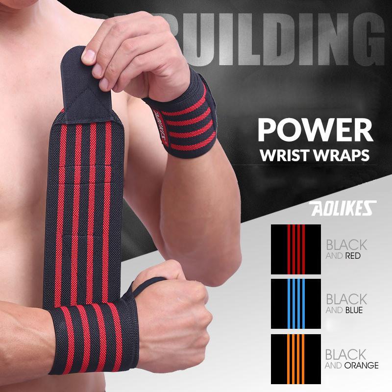 Power Wrist Wraps - Supportive Fitness Gear for Strength Training and Weightlifting