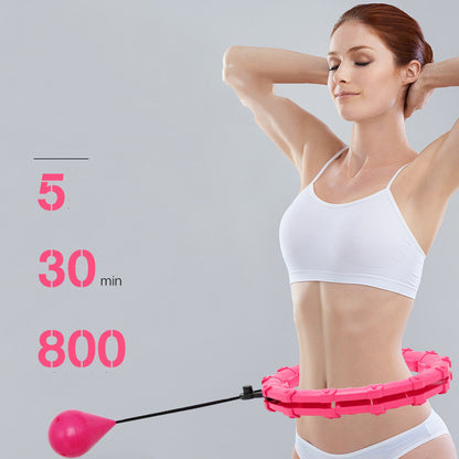 Adjustable Weighted Hula Hoop – Smart Fit Hoop for Weight Loss & Core Training