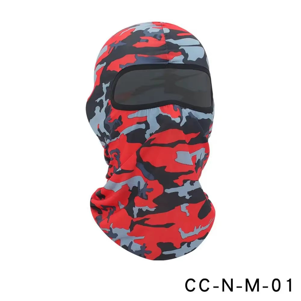 Balaclava Motorcycle Face Mask Moto Helmet Bandana Hood Ski Neck Full Face Mask Windproof Dustproof Face Shield Men'S Biker Mask