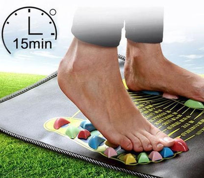 Reflexology Foot Massage Pad Cobblestone Walk Massager Mat Pain Relief Health Care Acupressure Mat