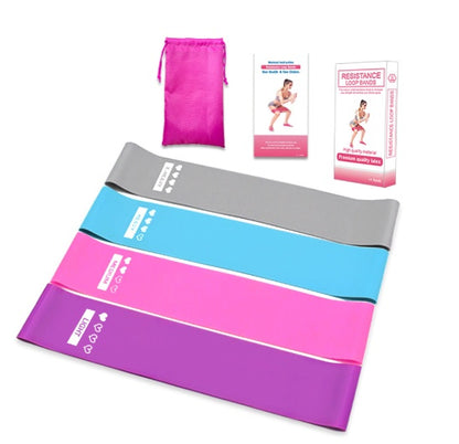 Resistance Bands for Fitness - Elastic Booty Bands for Bodybuilding, Yoga, and Gym Workouts