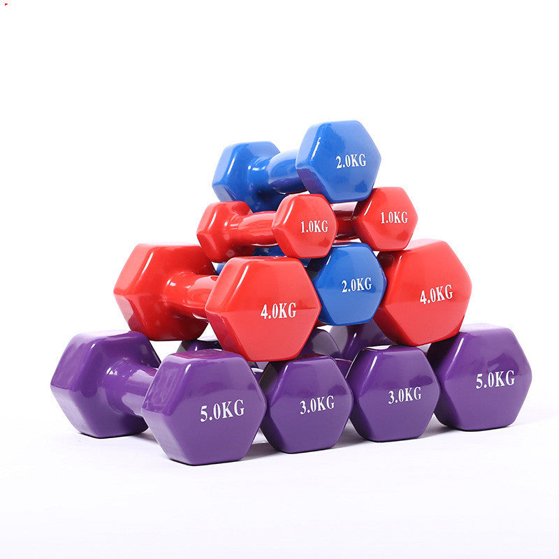 Colorful Fitness Dumbbells - Durable Weights for Strength Training and Home Workouts