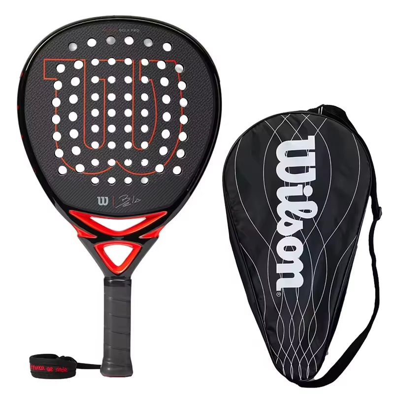 Professional Tennis Rackets Carbon Fibre Surface Diamond Shape with Eva Memory Flex Foam Core Padel Tennis Racquets