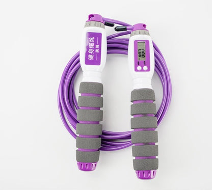 Electronic Counting Jump Rope - Smart Fitness Training Tool for Accurate Workout Tracking