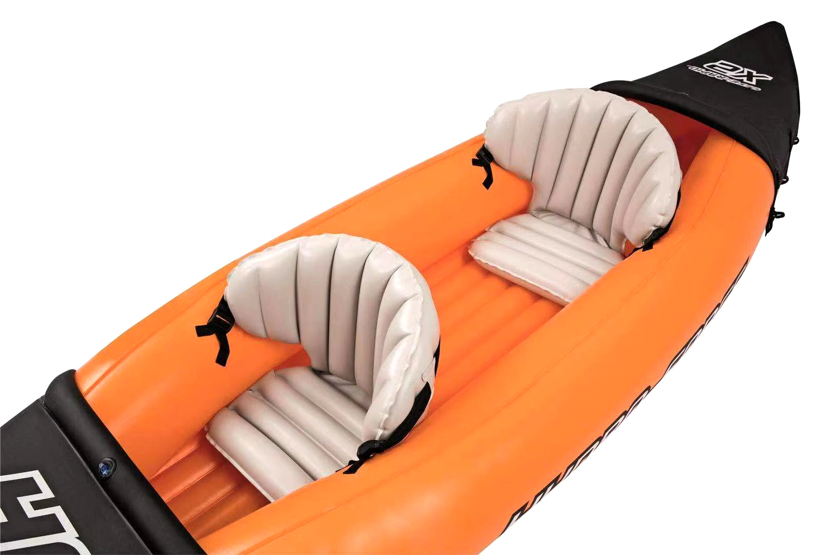 Selfree-Inflatable Kayak Fishing Boat Portable Water Sport with Paddle Pump and Bag 2Persons Size 321X88 Cm Orange 2023 Drop