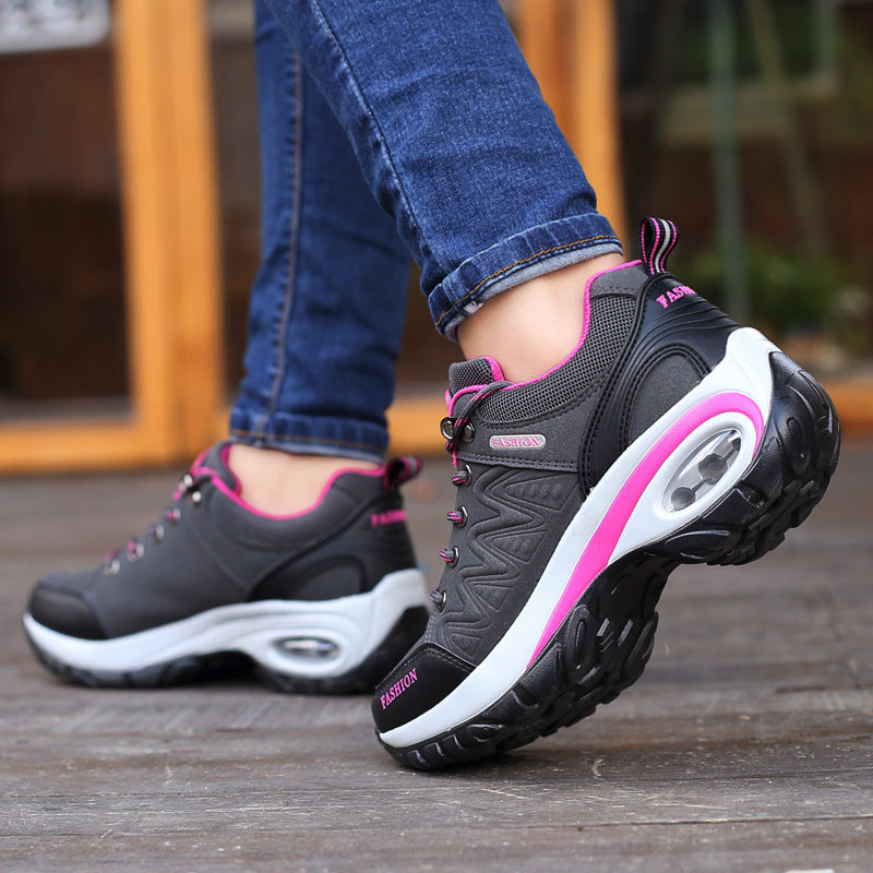 Women's Fashionable Air Cushion Sneakers – Non-Slip, Breathable & Stylish