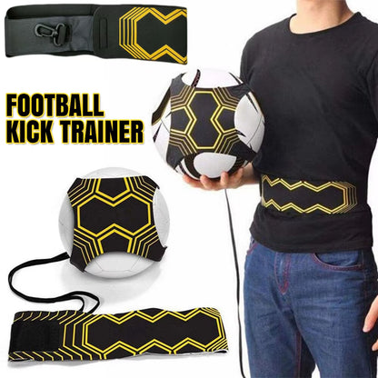 Football Kick Trainer Adjust Waist Belt Soccer Skill Training Tool Self-Study UK