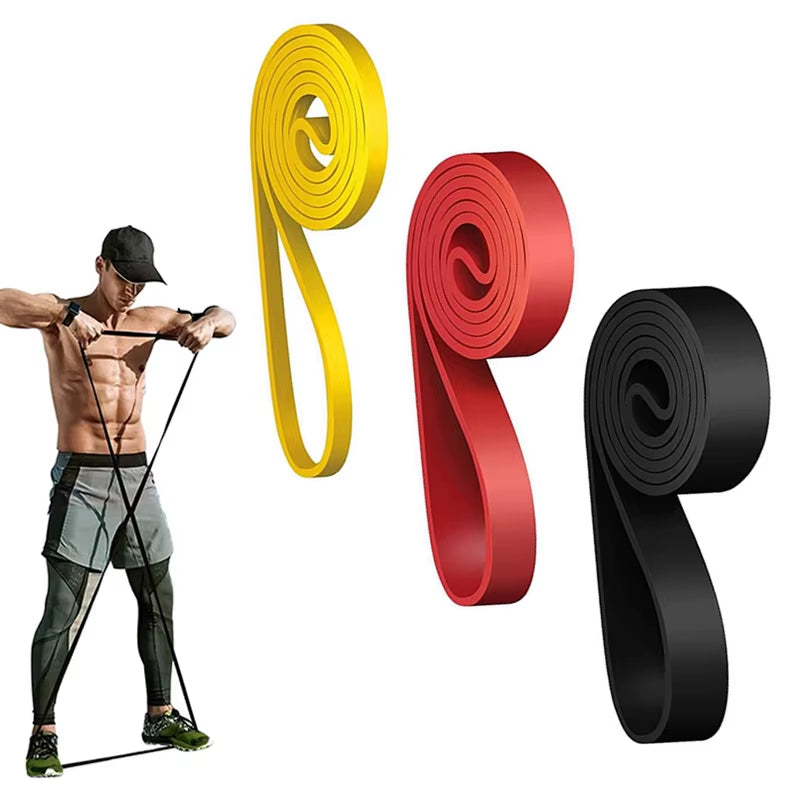 Resistance Bands 3 Pcs Gym Band Workout Rubber Loop for Exercise Strength Training Fitness Powerlifting Body Stretching Crossfit