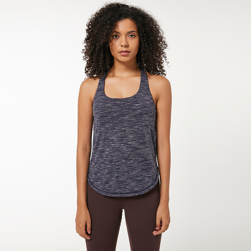 Women's Yoga & Running Fitness Tank Top - Breathable and Lightweight Activewear for Exercise and Workout