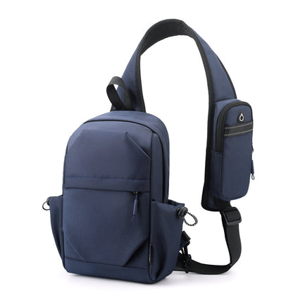 Men's Backpack Oxford Cloth Shoulder Chest Bag