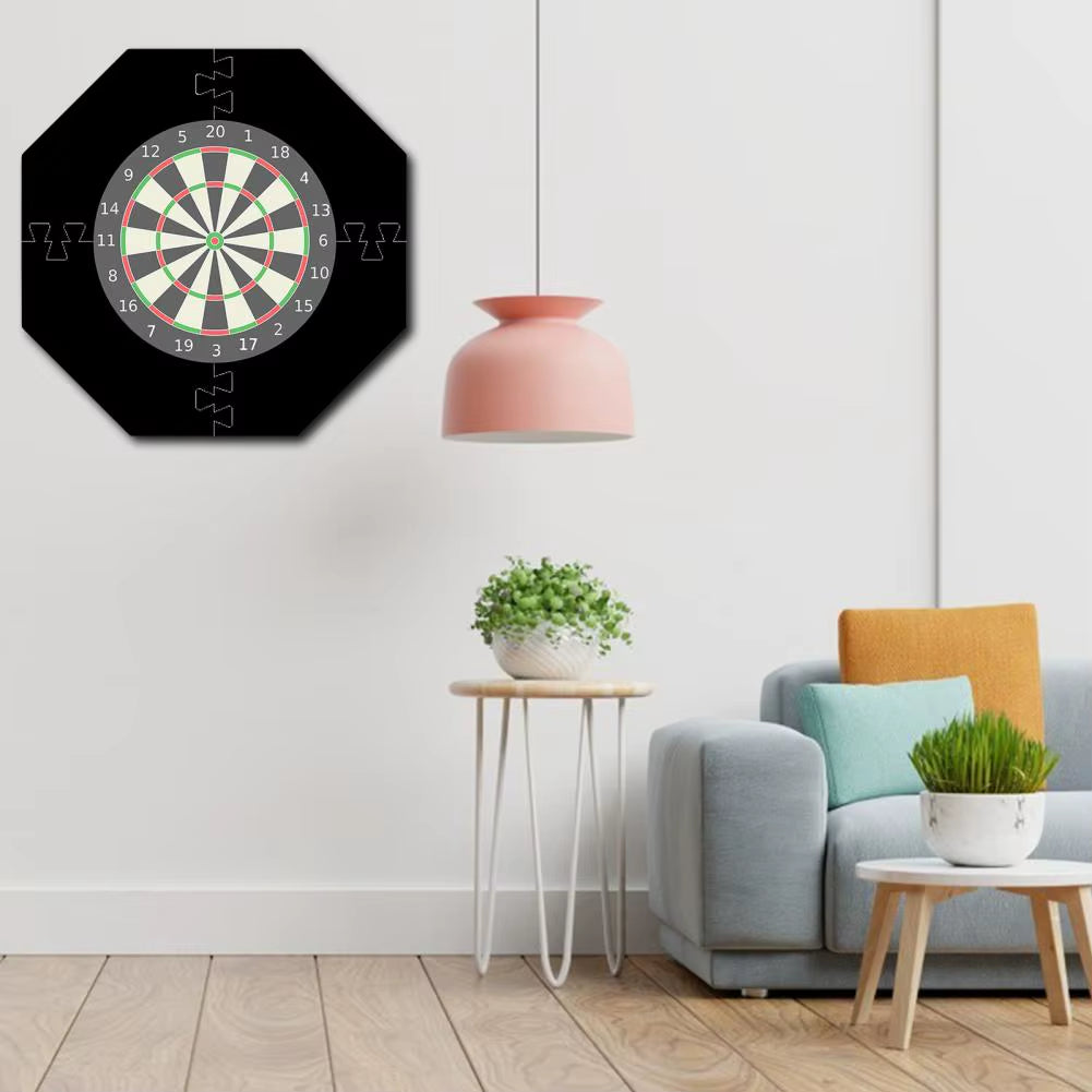 Splicing Dart Board Wall Protector Universal EVA Octagon Dart Backboard Wall Surround Backing Guard Dart Board Access