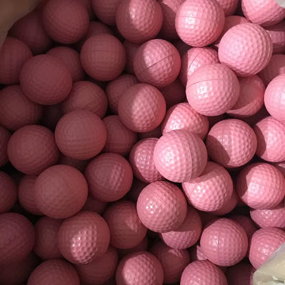 Hot Selling 20 Pcs PU Foam Golf Balls Yellow Sponge Elastic Indoor Outdoor Practice Training