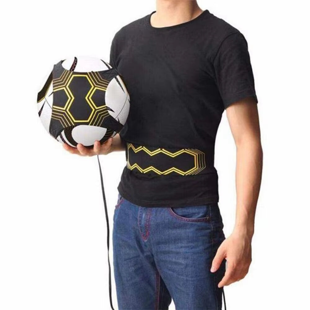 Football Kick Trainer Adjust Waist Belt Soccer Skill Training Tool Self-Study UK