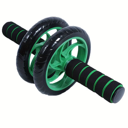 Abdominal Muscle Wheel Double Wheel Healthy Abdominal Wheel Slimming Belly Men'S and Women'S Fitness Equipment Silent Roller