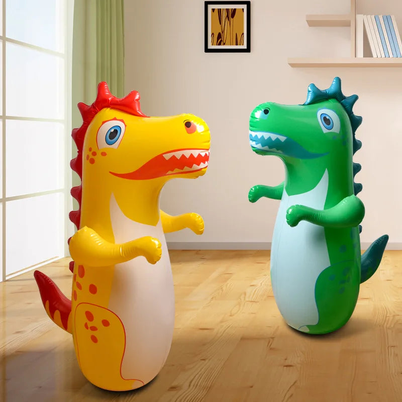 Tumbler Boxing Inflatable Dinosaur Punching Bag Boys Games Sport Toys Christmas Birthday Gift for Boys Girls Parent Child Toys