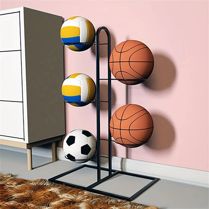 Indoor Children Basketball Storage Rack Put Ball Football Storage Basket Placed Rack Kindergarten Volleyball Stand Holder Space