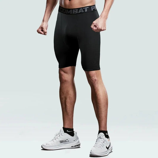 Fitness Pants Men'S Summer Thin Stretch Quick-Dry Sports Shorts Basketball Training Fitness Running Five-Point Tights Women