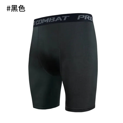 Fitness Pants Men'S Summer Thin Stretch Quick-Dry Sports Shorts Basketball Training Fitness Running Five-Point Tights Women