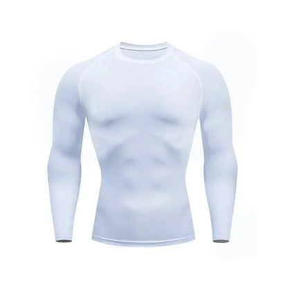 Fitness Clothing Men's Long Sleeve Running Basketball Training Basecoat T-shirt Tight Fit High Elastic Fast Dry Compression