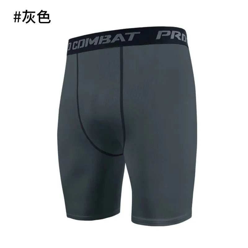 Fitness Pants Men'S Summer Thin Stretch Quick-Dry Sports Shorts Basketball Training Fitness Running Five-Point Tights Women