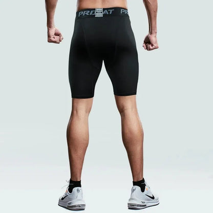 Fitness Pants Men'S Summer Thin Stretch Quick-Dry Sports Shorts Basketball Training Fitness Running Five-Point Tights Women