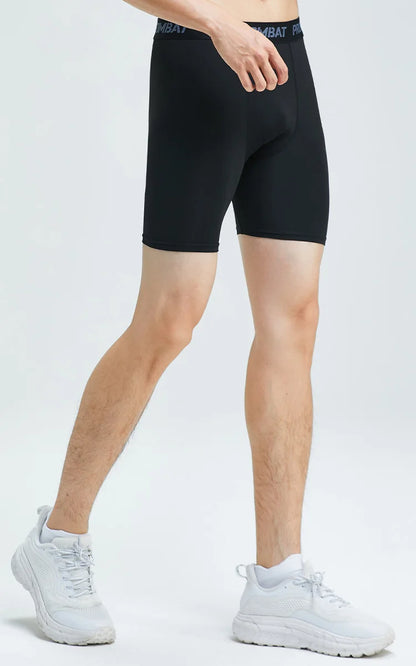 Fitness Pants Men'S Summer Thin Stretch Quick-Dry Sports Shorts Basketball Training Fitness Running Five-Point Tights Women