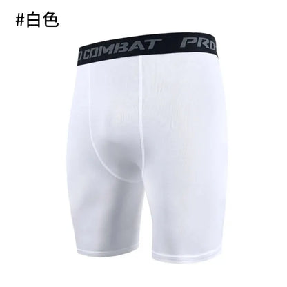 Fitness Pants Men'S Summer Thin Stretch Quick-Dry Sports Shorts Basketball Training Fitness Running Five-Point Tights Women