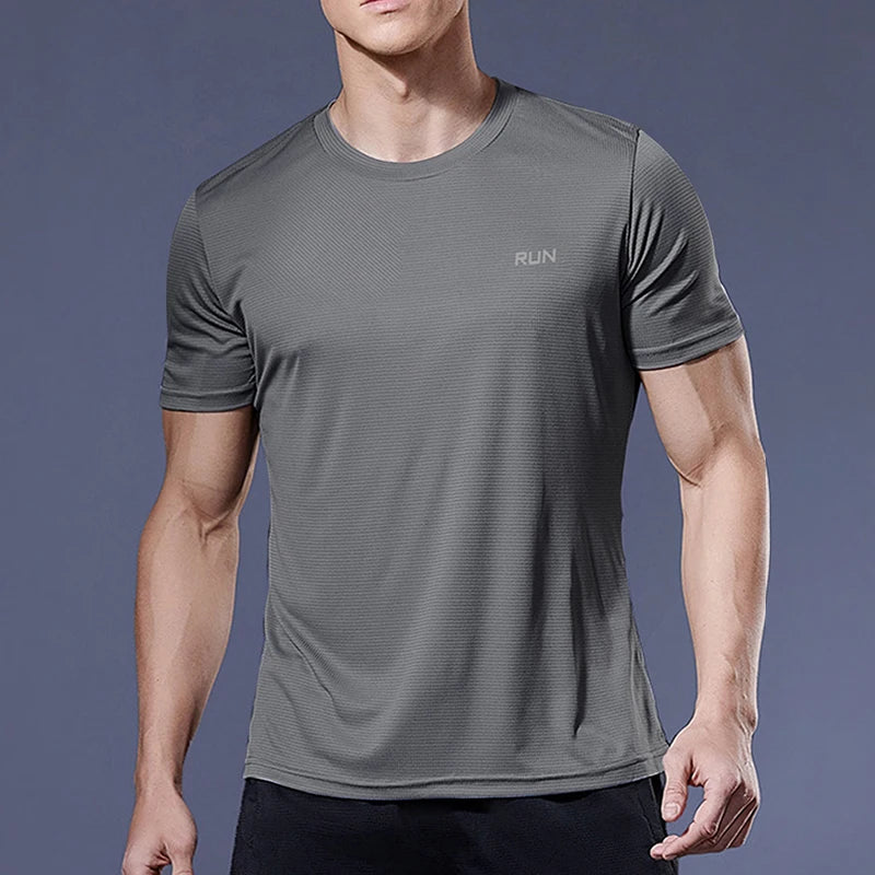 Running Shirts Soccer Shirts Men's Jersey Sportswear Mens Jogging T-Shirts Quick Dry Compression Sport T-Shirt Fitness Gym