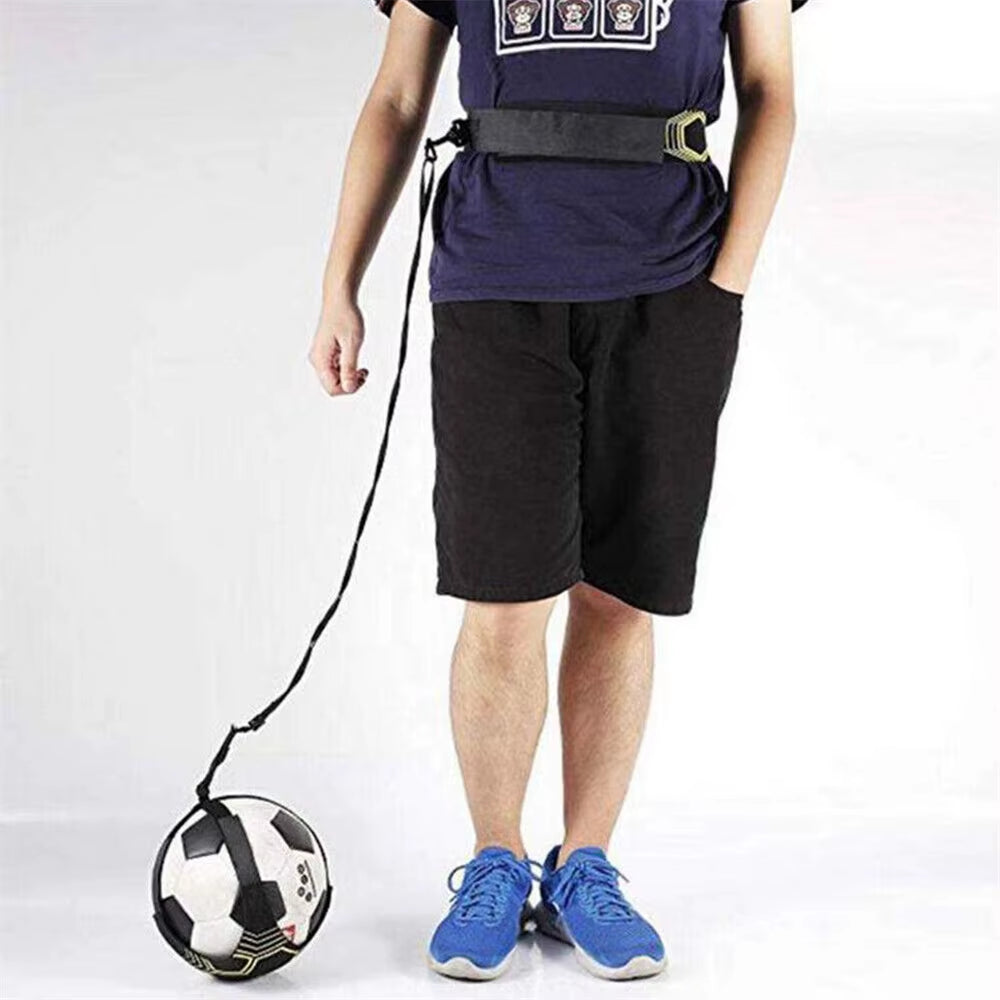 Football Kick Trainer Adjust Waist Belt Soccer Skill Training Tool Self-Study UK