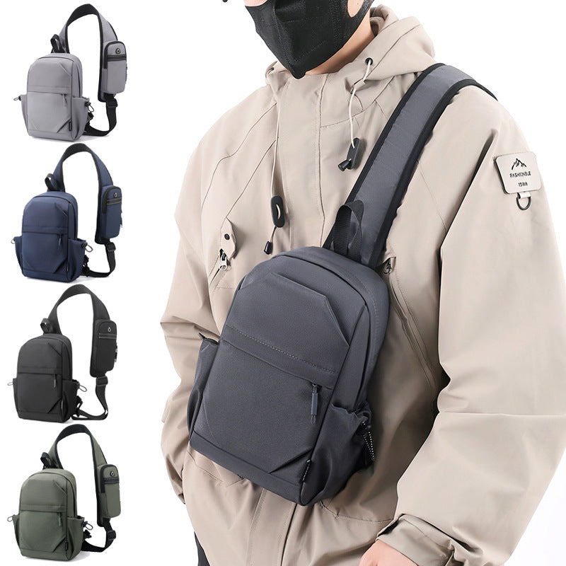 Men's Backpack Oxford Cloth Shoulder Chest Bag