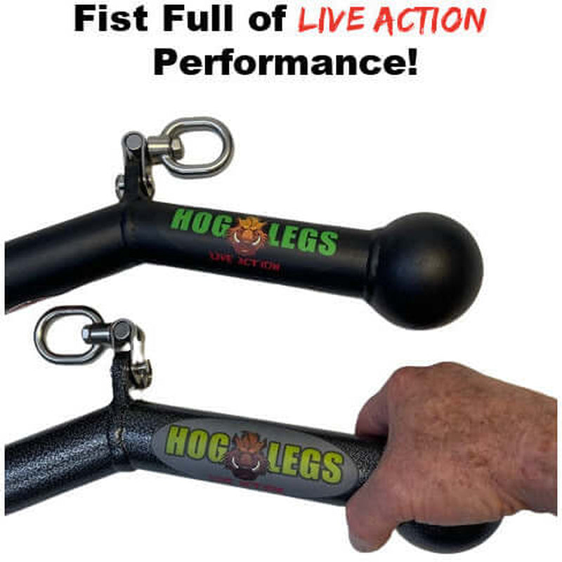 HOG LEGS 'Piglet Plus' Triceps Bar Has Balls of Steel!