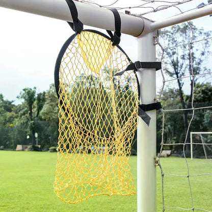 Football Goal Target Pocket Free Kick Shooting Practice Target Football Goal Positioning Football Training Net Pocket