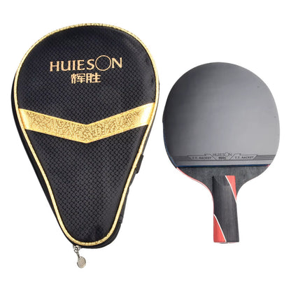 Ping Pong Paddle Hard Case Single Professional Training Carbon Table Tennis Bat Racket Ping Pong Paddle Table Tennis Rackets