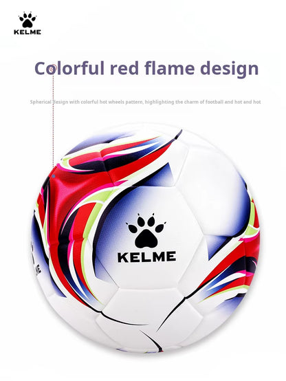 Kelme Football No.5 Ball Pu Heat Adhesive Waterproof Adult Student Competition Training Ball Authentic Soccer Ball