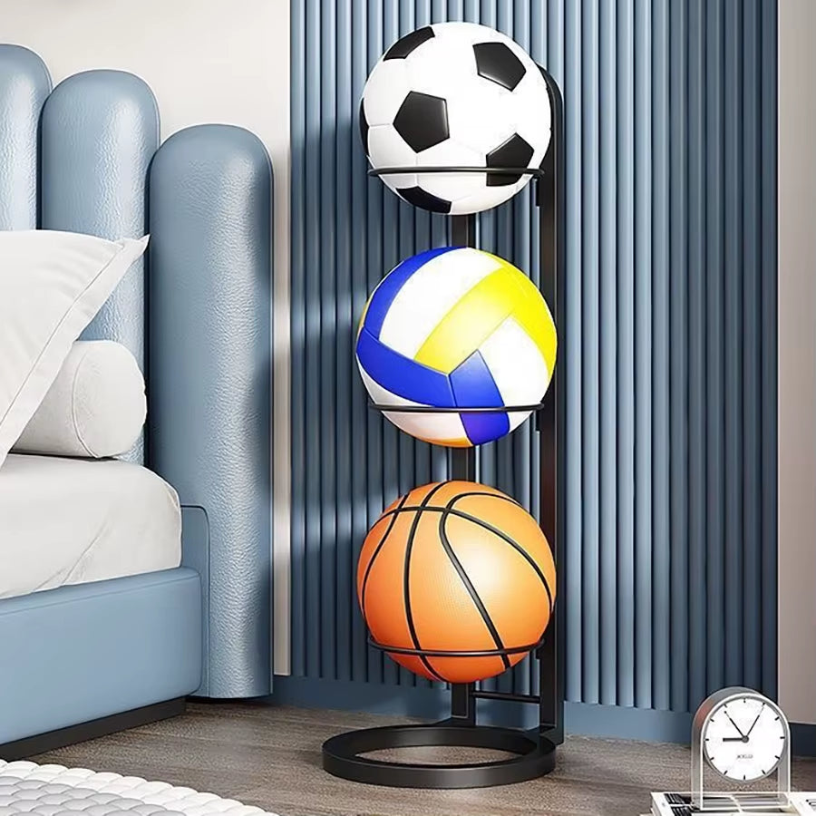 Indoor Children Basketball Storage Rack Put Ball Football Storage Basket Placed Rack Kindergarten Volleyball Stand Holder Space